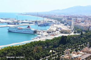 022- Malaga vue du Gibralfaro